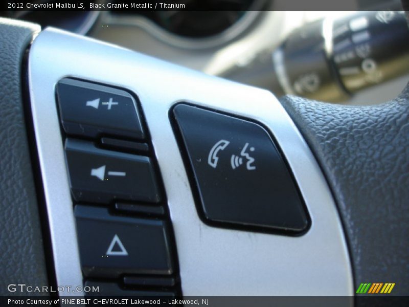 Black Granite Metallic / Titanium 2012 Chevrolet Malibu LS