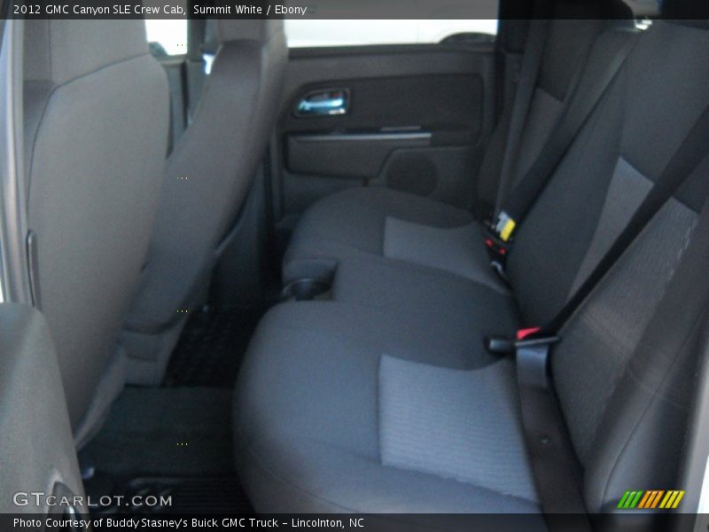 Summit White / Ebony 2012 GMC Canyon SLE Crew Cab