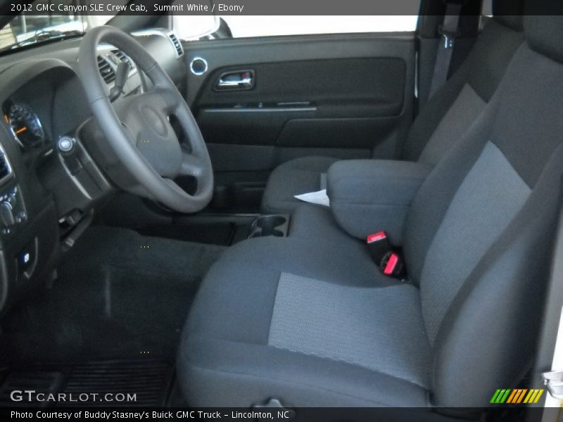 Summit White / Ebony 2012 GMC Canyon SLE Crew Cab