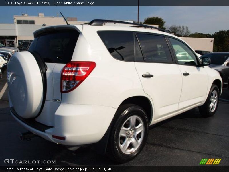 Super White / Sand Beige 2010 Toyota RAV4 I4 4WD