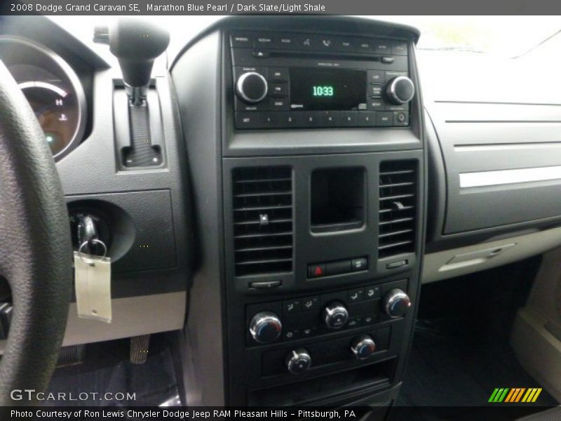 Marathon Blue Pearl / Dark Slate/Light Shale 2008 Dodge Grand Caravan SE