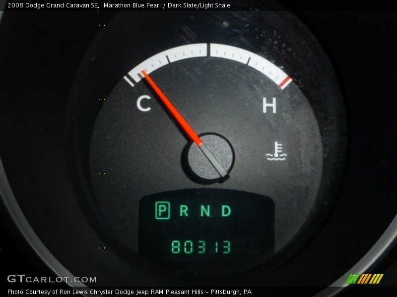 Marathon Blue Pearl / Dark Slate/Light Shale 2008 Dodge Grand Caravan SE