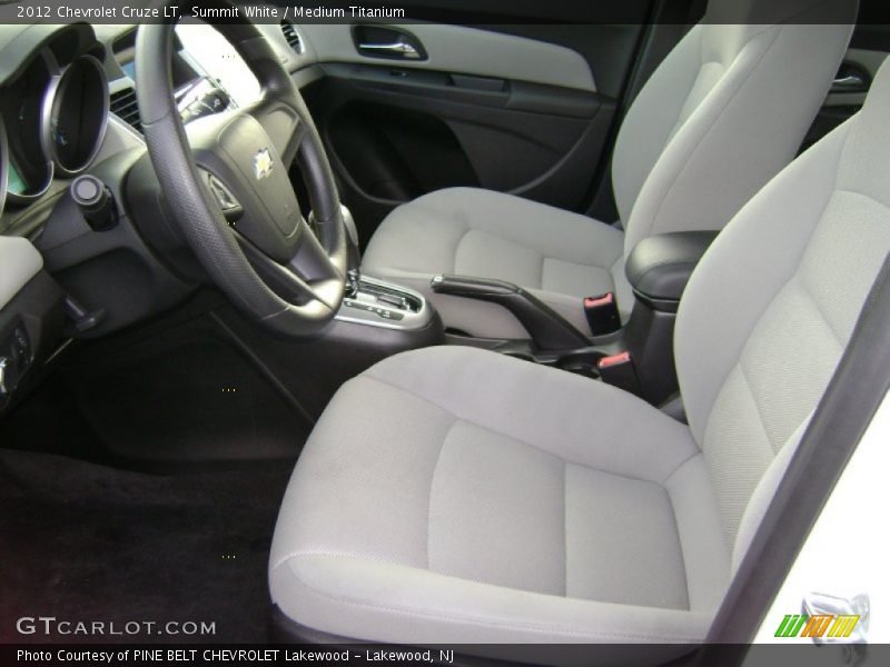 Summit White / Medium Titanium 2012 Chevrolet Cruze LT