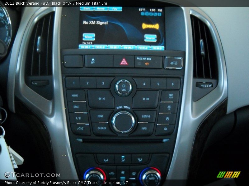 Black Onyx / Medium Titanium 2012 Buick Verano FWD