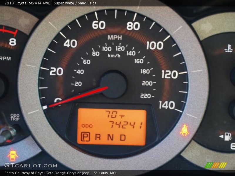 Super White / Sand Beige 2010 Toyota RAV4 I4 4WD