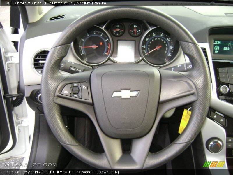 Summit White / Medium Titanium 2012 Chevrolet Cruze LT