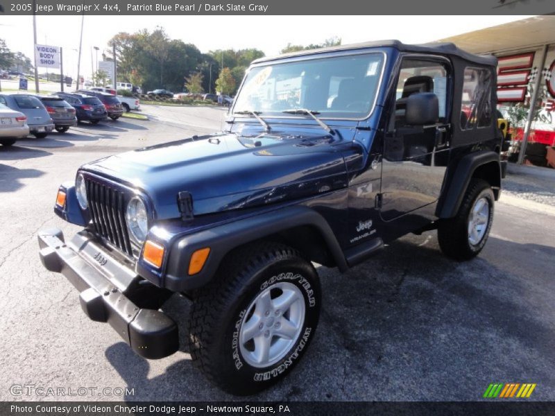 Patriot Blue Pearl / Dark Slate Gray 2005 Jeep Wrangler X 4x4