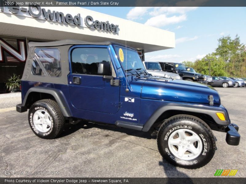 Patriot Blue Pearl / Dark Slate Gray 2005 Jeep Wrangler X 4x4