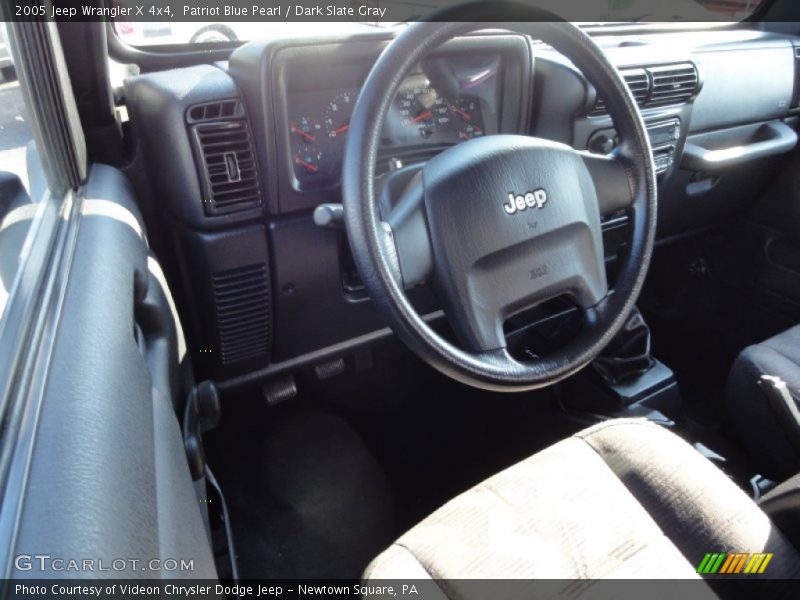 Patriot Blue Pearl / Dark Slate Gray 2005 Jeep Wrangler X 4x4