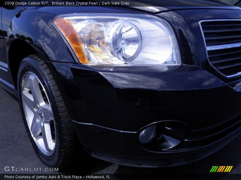 Brilliant Black Crystal Pearl / Dark Slate Gray 2009 Dodge Caliber R/T