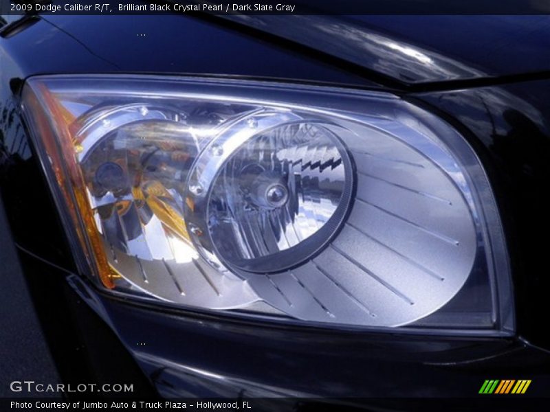 Brilliant Black Crystal Pearl / Dark Slate Gray 2009 Dodge Caliber R/T