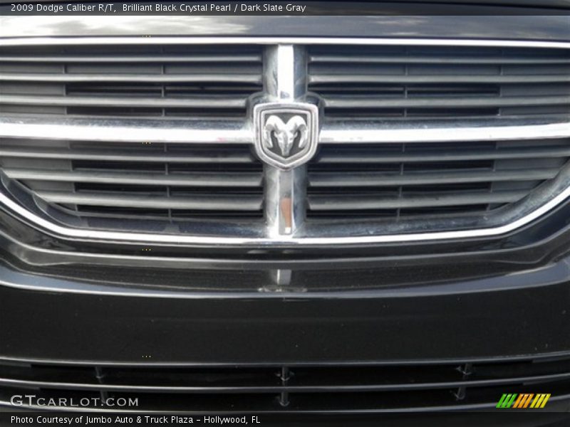 Brilliant Black Crystal Pearl / Dark Slate Gray 2009 Dodge Caliber R/T
