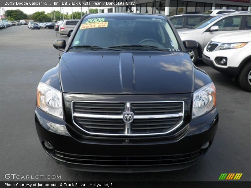 Brilliant Black Crystal Pearl / Dark Slate Gray 2009 Dodge Caliber R/T