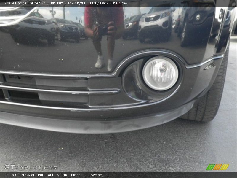 Brilliant Black Crystal Pearl / Dark Slate Gray 2009 Dodge Caliber R/T