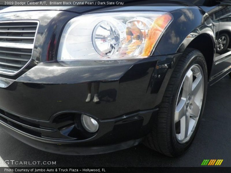 Brilliant Black Crystal Pearl / Dark Slate Gray 2009 Dodge Caliber R/T