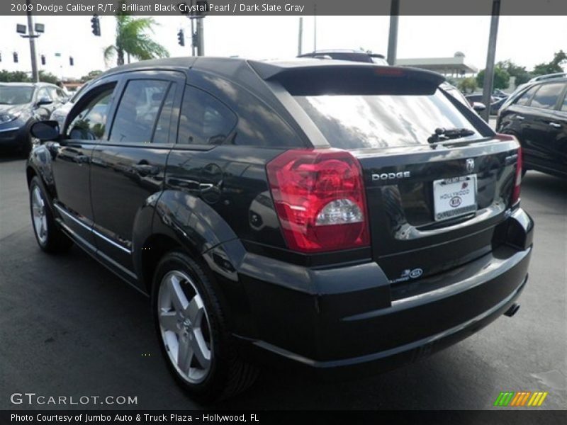 Brilliant Black Crystal Pearl / Dark Slate Gray 2009 Dodge Caliber R/T