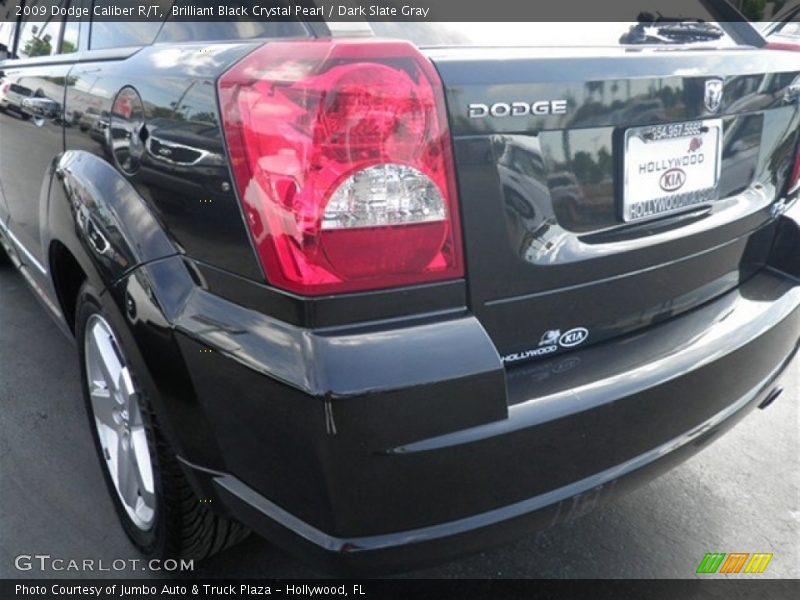 Brilliant Black Crystal Pearl / Dark Slate Gray 2009 Dodge Caliber R/T