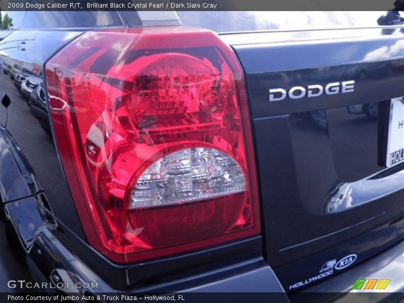 Brilliant Black Crystal Pearl / Dark Slate Gray 2009 Dodge Caliber R/T