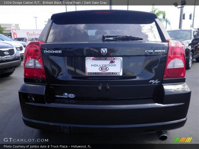 Brilliant Black Crystal Pearl / Dark Slate Gray 2009 Dodge Caliber R/T