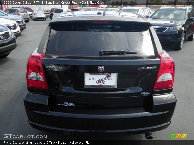 Brilliant Black Crystal Pearl / Dark Slate Gray 2009 Dodge Caliber R/T