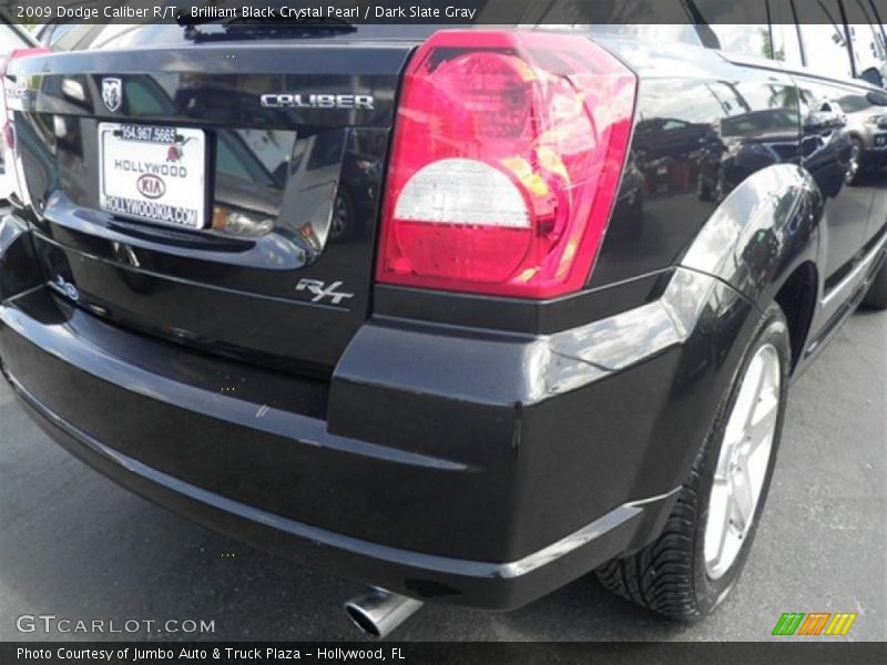 Brilliant Black Crystal Pearl / Dark Slate Gray 2009 Dodge Caliber R/T