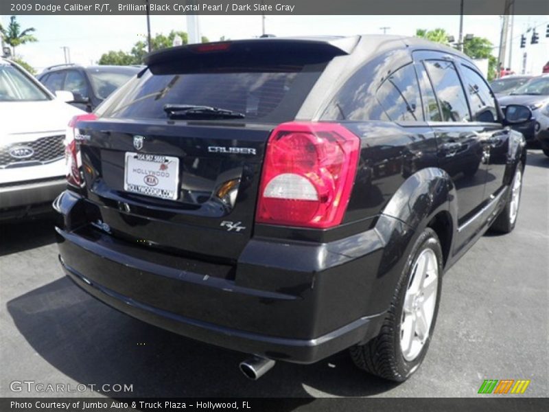 Brilliant Black Crystal Pearl / Dark Slate Gray 2009 Dodge Caliber R/T