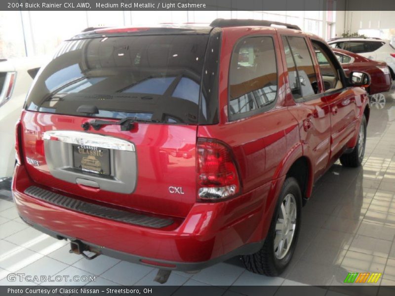 Medium Red Metallic / Light Cashmere 2004 Buick Rainier CXL AWD