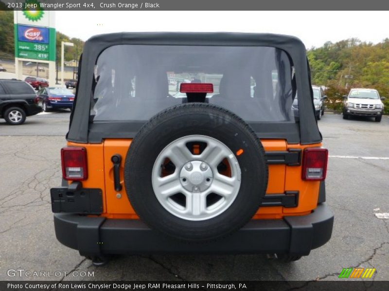 Crush Orange / Black 2013 Jeep Wrangler Sport 4x4