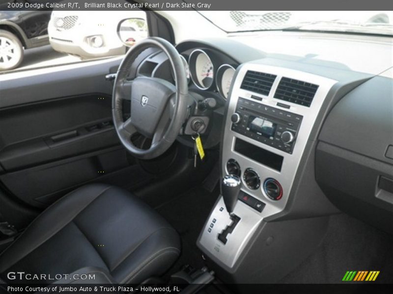 Brilliant Black Crystal Pearl / Dark Slate Gray 2009 Dodge Caliber R/T