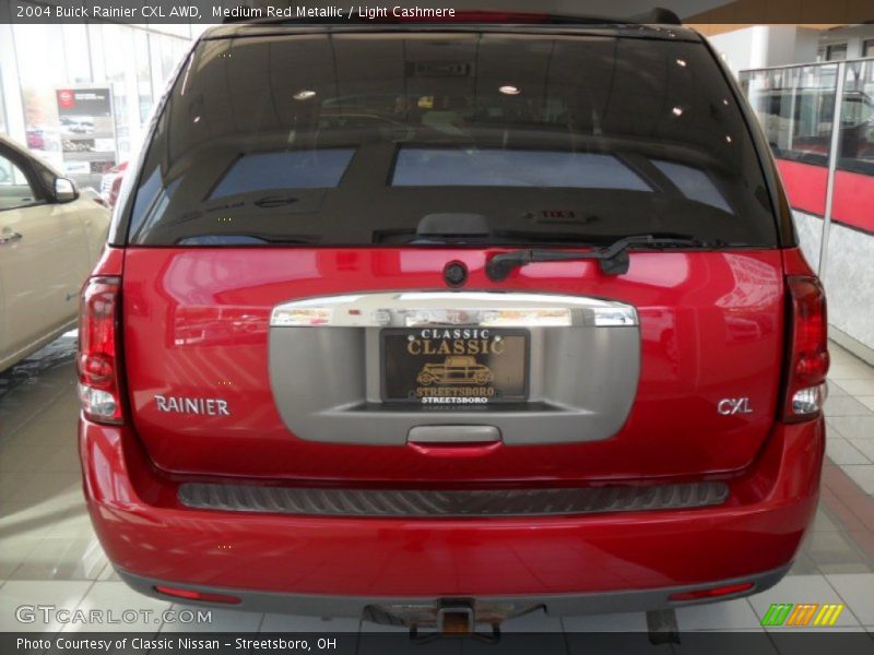 Medium Red Metallic / Light Cashmere 2004 Buick Rainier CXL AWD