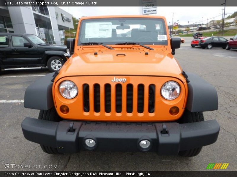 Crush Orange / Black 2013 Jeep Wrangler Sport 4x4