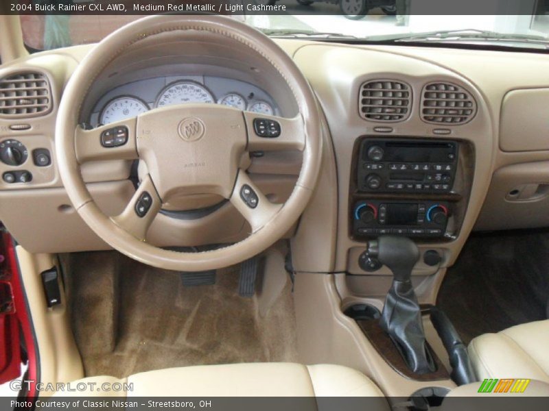 Medium Red Metallic / Light Cashmere 2004 Buick Rainier CXL AWD