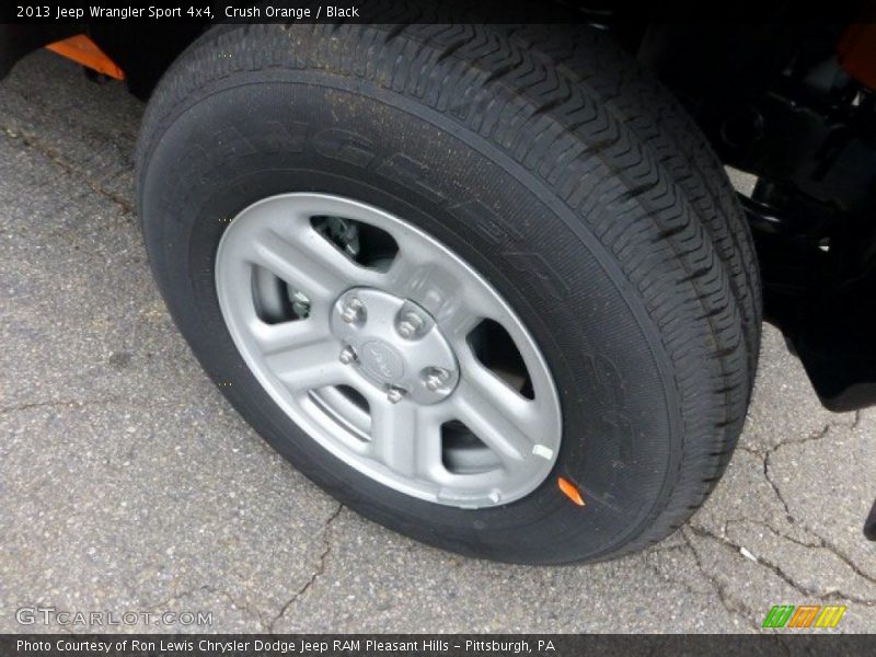 Crush Orange / Black 2013 Jeep Wrangler Sport 4x4