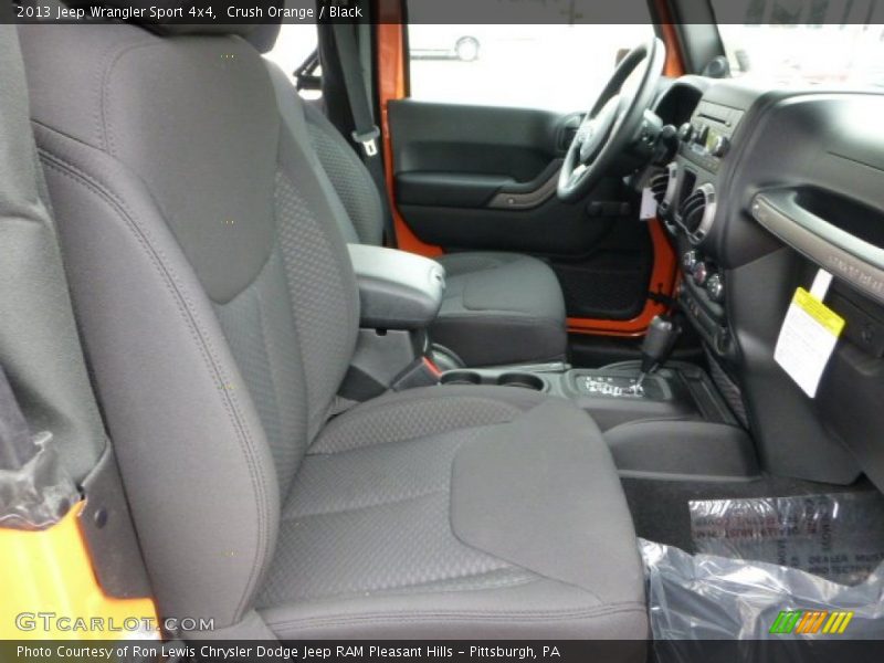 Crush Orange / Black 2013 Jeep Wrangler Sport 4x4