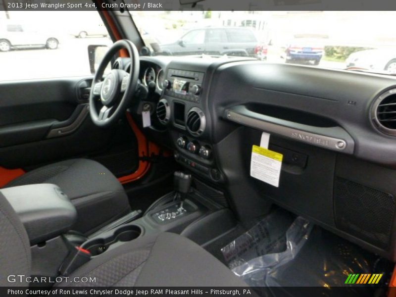 Crush Orange / Black 2013 Jeep Wrangler Sport 4x4
