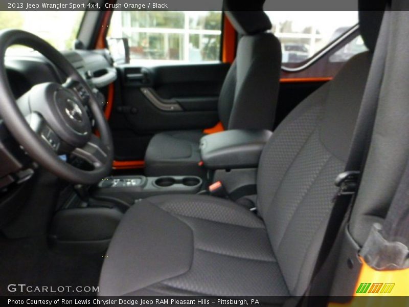Crush Orange / Black 2013 Jeep Wrangler Sport 4x4