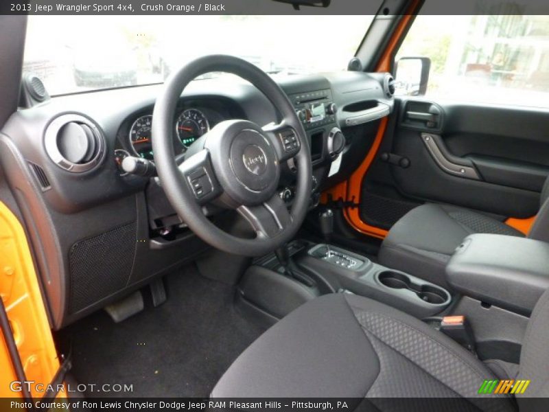 Crush Orange / Black 2013 Jeep Wrangler Sport 4x4