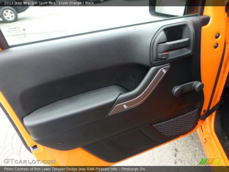Crush Orange / Black 2013 Jeep Wrangler Sport 4x4