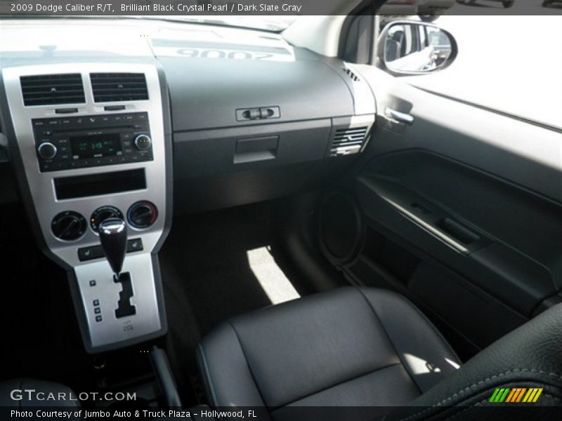 Brilliant Black Crystal Pearl / Dark Slate Gray 2009 Dodge Caliber R/T