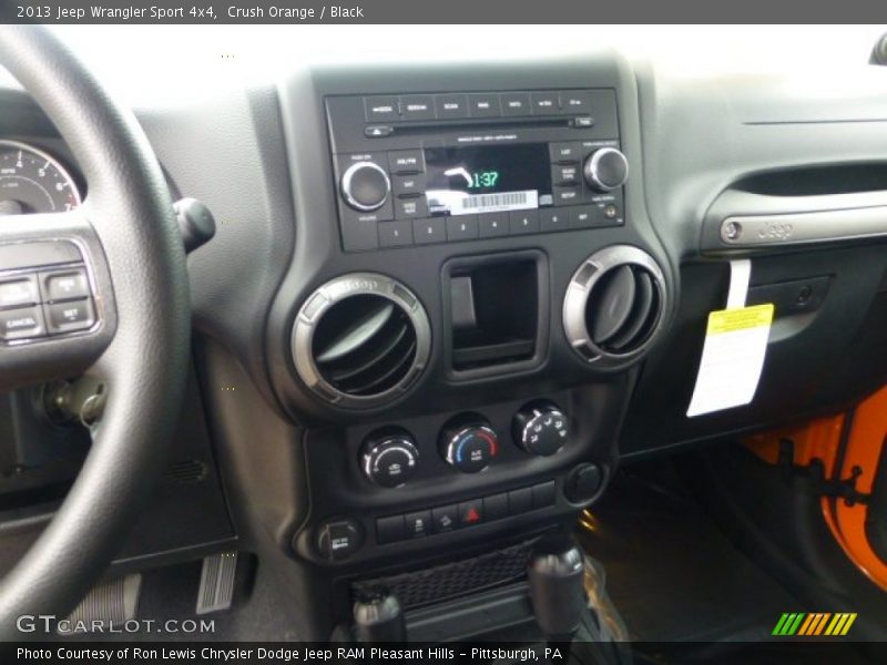 Crush Orange / Black 2013 Jeep Wrangler Sport 4x4