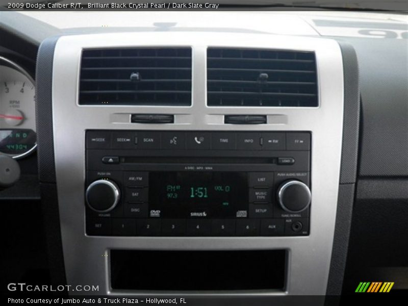 Brilliant Black Crystal Pearl / Dark Slate Gray 2009 Dodge Caliber R/T