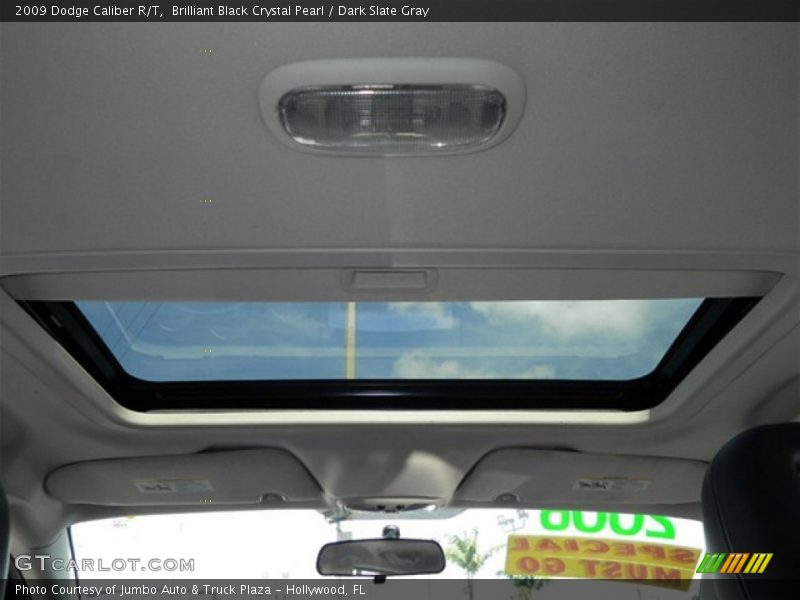 Brilliant Black Crystal Pearl / Dark Slate Gray 2009 Dodge Caliber R/T