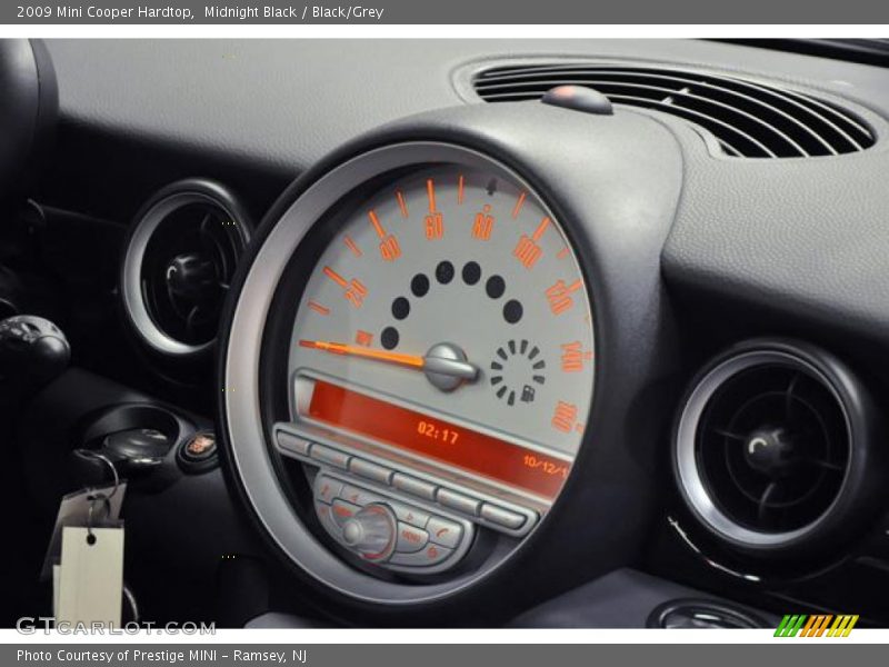 Midnight Black / Black/Grey 2009 Mini Cooper Hardtop