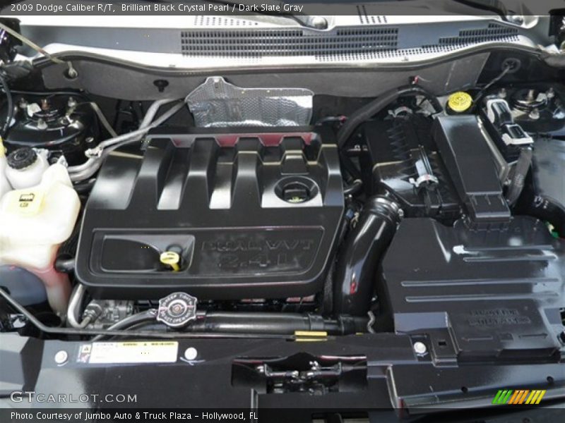 Brilliant Black Crystal Pearl / Dark Slate Gray 2009 Dodge Caliber R/T