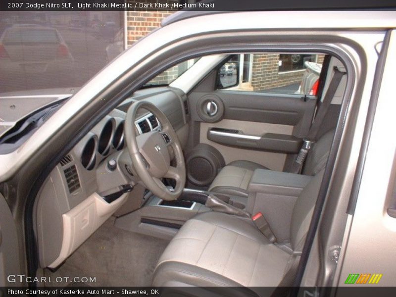 Light Khaki Metallic / Dark Khaki/Medium Khaki 2007 Dodge Nitro SLT