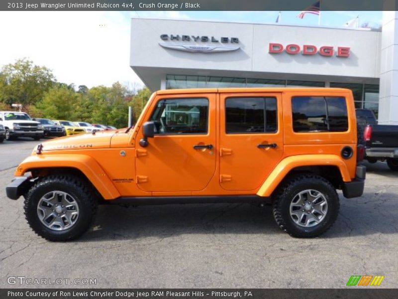  2013 Wrangler Unlimited Rubicon 4x4 Crush Orange