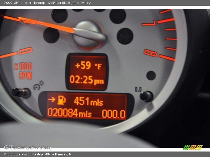 Midnight Black / Black/Grey 2009 Mini Cooper Hardtop