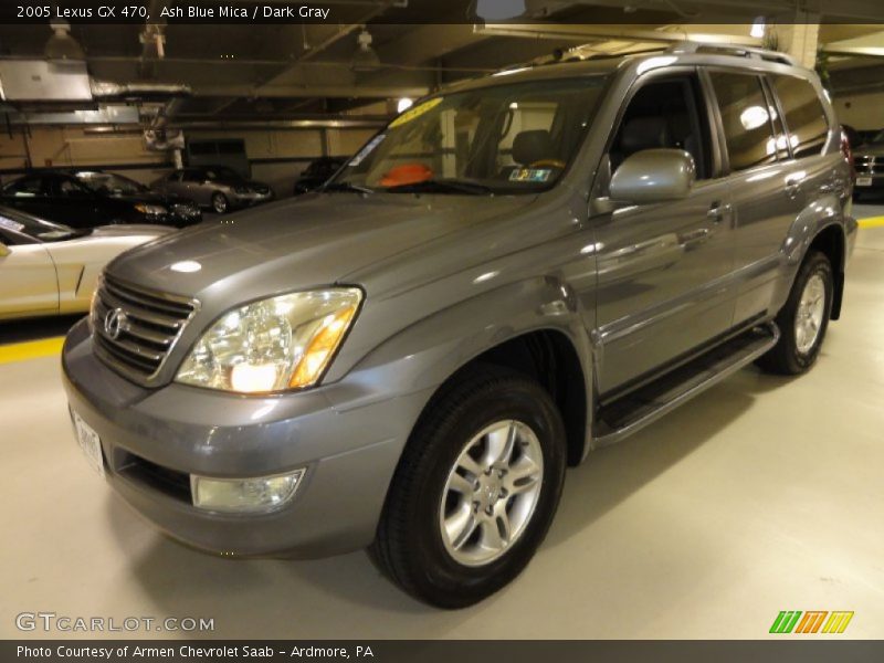 Ash Blue Mica / Dark Gray 2005 Lexus GX 470