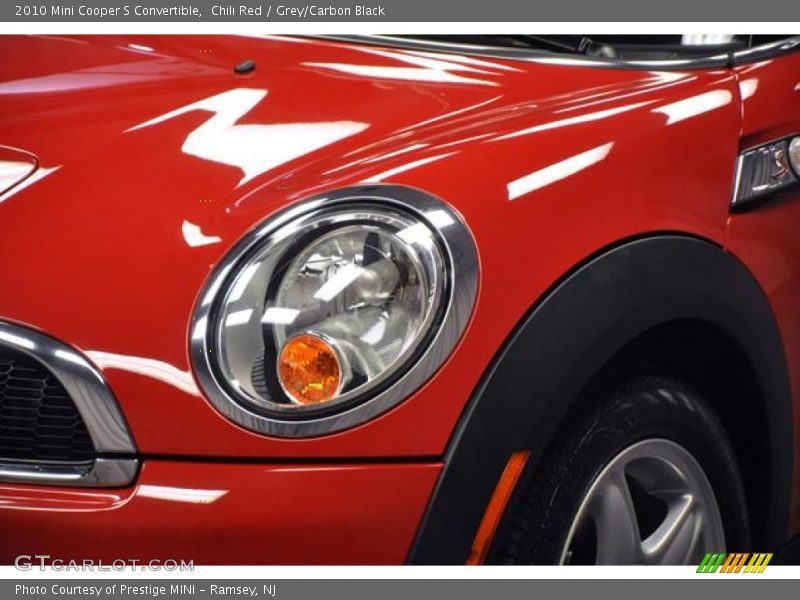 Chili Red / Grey/Carbon Black 2010 Mini Cooper S Convertible