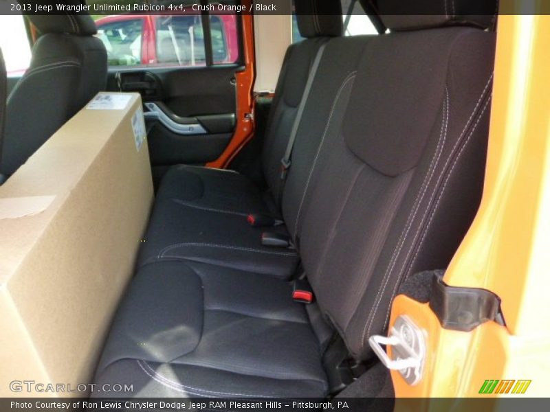 Crush Orange / Black 2013 Jeep Wrangler Unlimited Rubicon 4x4